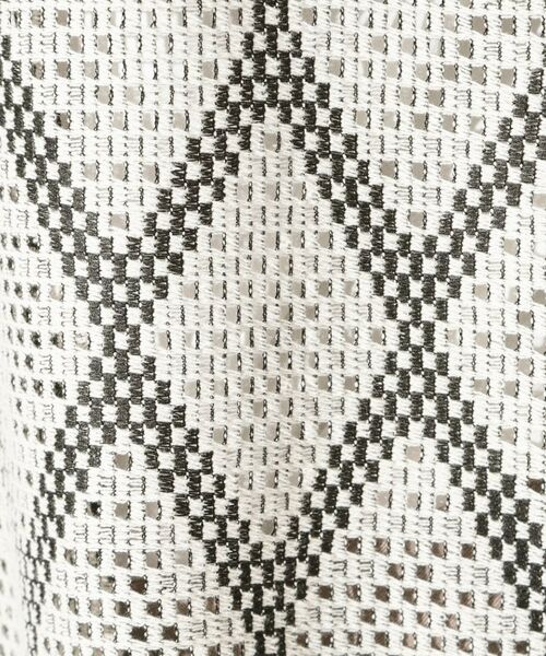 THE SHOP TK / ザ ショップ ティーケー シャツ・ブラウス | アーガイル柄 レース半袖シャツ 洗濯機OK | 詳細4