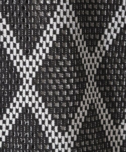 THE SHOP TK / ザ ショップ ティーケー シャツ・ブラウス | アーガイル柄 レース半袖シャツ 洗濯機OK | 詳細8