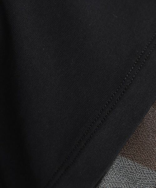 THE SHOP TK / ザ ショップ ティーケー Tシャツ | 【多機能】袖シアークルーネックTシャツ | 詳細4