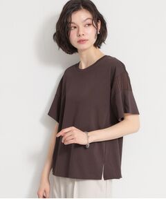 THE SHOP TK / ザ ショップ ティーケー カットソー | 【多機能】袖フレア挟み込みシアーTシャツ