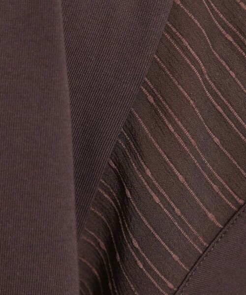 THE SHOP TK / ザ ショップ ティーケー カットソー | 【多機能】袖フレア挟み込みシアーTシャツ | 詳細12