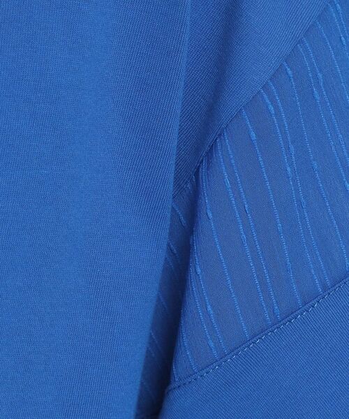 THE SHOP TK / ザ ショップ ティーケー Tシャツ | 【ひんやり／吸水速乾／UV】軽やかに揺れる シアーフレアスリーブTシャツ | 詳細20