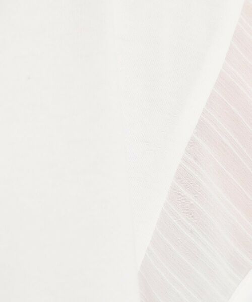 THE SHOP TK / ザ ショップ ティーケー カットソー | 【多機能】袖フレア挟み込みシアーTシャツ | 詳細4