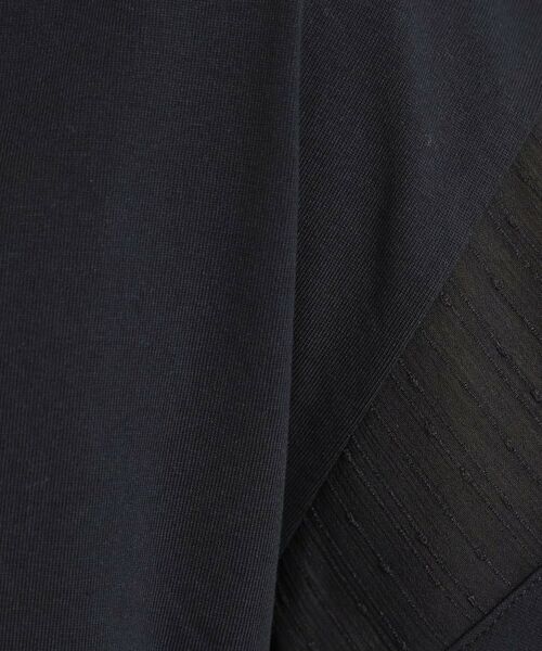 THE SHOP TK / ザ ショップ ティーケー カットソー | 【多機能】袖フレア挟み込みシアーTシャツ | 詳細8