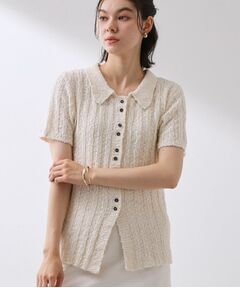 THE SHOP TK / ザ ショップ ティーケー ニット・セーター | 襟付きスラブサマーニット