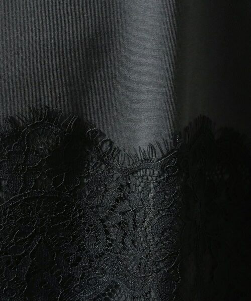 THE SHOP TK / ザ ショップ ティーケー Tシャツ | レース切替ロゴロングTシャツ | 詳細8