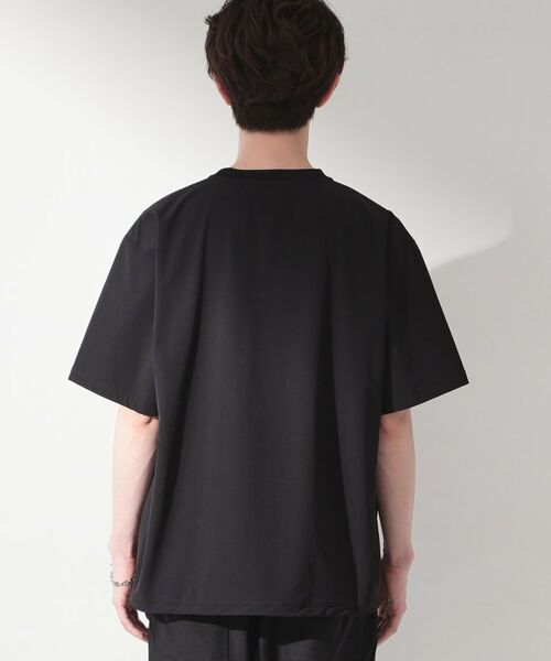 THE SHOP TK / ザ ショップ ティーケー カットソー | 【KURO】 ポリバレント ドローコード付き 半袖Tシャツ 接触冷感/UVカット/洗濯機OK | 詳細7