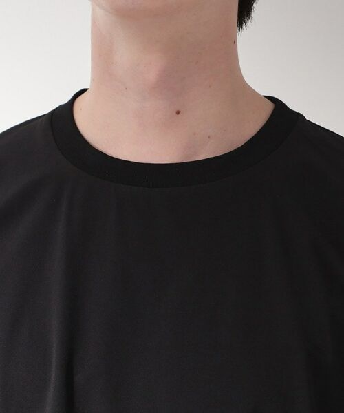 THE SHOP TK / ザ ショップ ティーケー カットソー | 【KURO】 ポリバレント ドローコード付き 半袖Tシャツ 接触冷感/UVカット/洗濯機OK | 詳細8