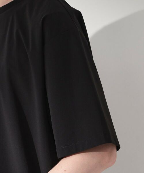 THE SHOP TK / ザ ショップ ティーケー カットソー | 【KURO】 ポリバレント ドローコード付き 半袖Tシャツ 接触冷感/UVカット/洗濯機OK | 詳細9