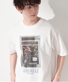 THE SHOP TK / ザ ショップ ティーケー Tシャツ | モノクロ フォトグラフィー 半袖Tシャツ 洗濯機OK