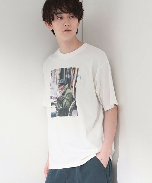THE SHOP TK / ザ ショップ ティーケー Tシャツ | モノクロ フォトグラフィー 半袖Tシャツ 洗濯機OK | 詳細10