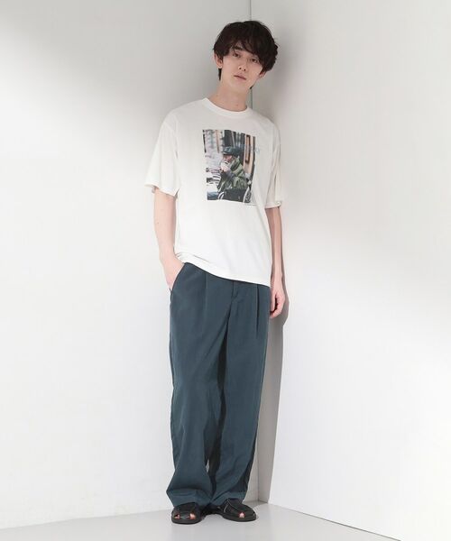 THE SHOP TK / ザ ショップ ティーケー Tシャツ | モノクロ フォトグラフィー 半袖Tシャツ 洗濯機OK | 詳細11