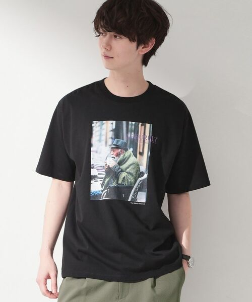 THE SHOP TK / ザ ショップ ティーケー Tシャツ | モノクロ フォトグラフィー 半袖Tシャツ 洗濯機OK | 詳細13