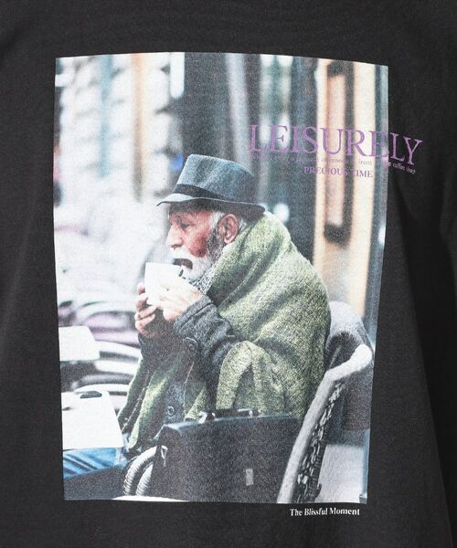 THE SHOP TK / ザ ショップ ティーケー Tシャツ | モノクロ フォトグラフィー 半袖Tシャツ 洗濯機OK | 詳細16