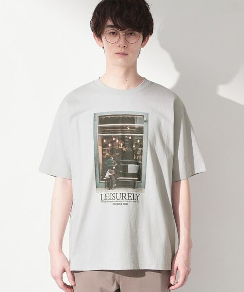 THE SHOP TK / ザ ショップ ティーケー Tシャツ | モノクロ フォトグラフィー 半袖Tシャツ 洗濯機OK | 詳細17