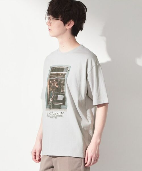 THE SHOP TK / ザ ショップ ティーケー Tシャツ | モノクロ フォトグラフィー 半袖Tシャツ 洗濯機OK | 詳細6
