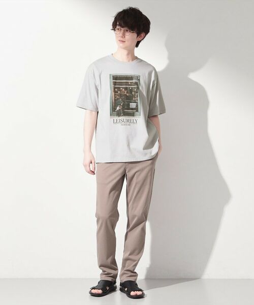 THE SHOP TK / ザ ショップ ティーケー Tシャツ | モノクロ フォトグラフィー 半袖Tシャツ 洗濯機OK | 詳細7