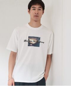 THE SHOP TK / ザ ショップ ティーケー Tシャツ | COOLフォト半袖Tシャツ 接触冷感／洗濯機OK