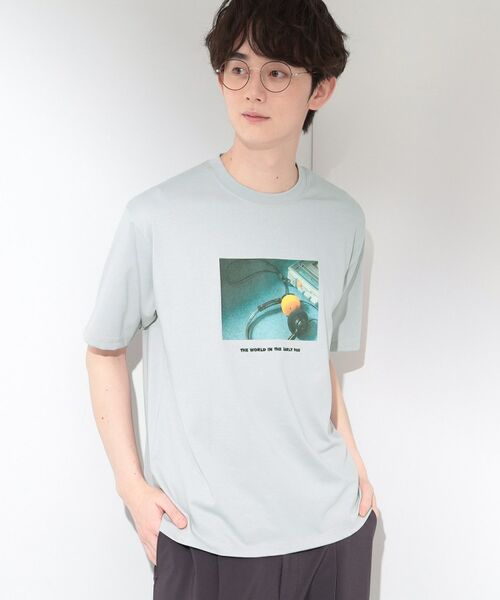 THE SHOP TK / ザ ショップ ティーケー Tシャツ | COOLフォト半袖Tシャツ 接触冷感/洗濯機OK | 詳細5