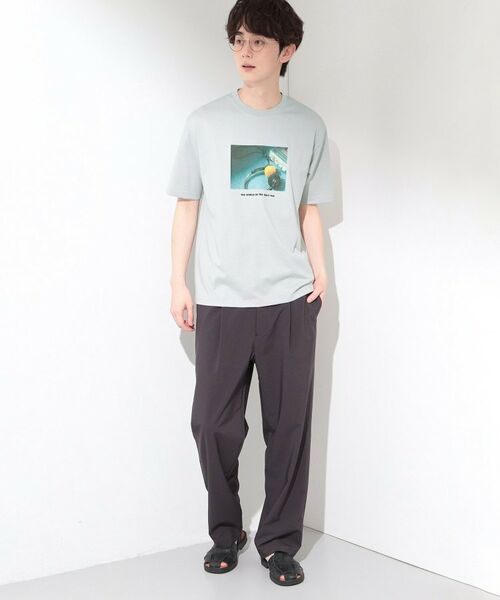 THE SHOP TK / ザ ショップ ティーケー Tシャツ | COOLフォト半袖Tシャツ 接触冷感/洗濯機OK | 詳細7