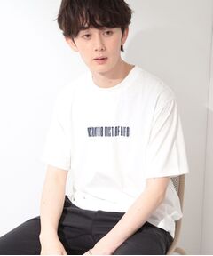THE SHOP TK / ザ ショップ ティーケー Tシャツ | COOLロゴ半袖Tシャツ 接触冷感／洗濯機OK