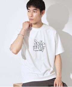 THE SHOP TK / ザ ショップ ティーケー Tシャツ | COOLロゴ半袖Tシャツ 接触冷感／洗濯機OK