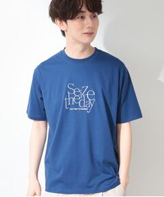 THE SHOP TK / ザ ショップ ティーケー Tシャツ | COOLロゴ半袖Tシャツ 接触冷感／洗濯機OK