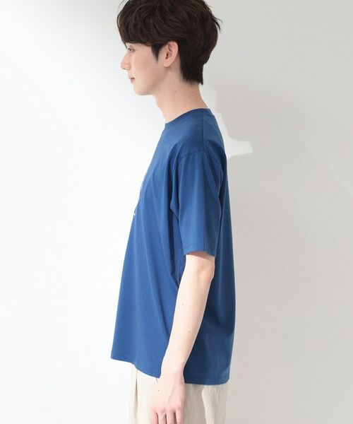 THE SHOP TK / ザ ショップ ティーケー Tシャツ | COOLロゴ半袖Tシャツ 接触冷感/洗濯機OK | 詳細10