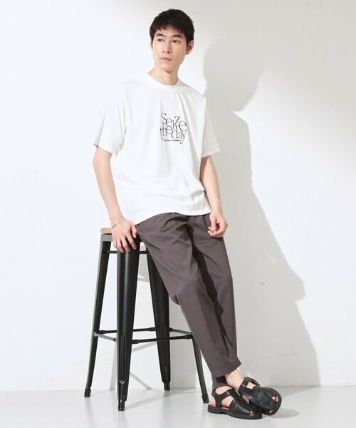 THE SHOP TK / ザ ショップ ティーケー Tシャツ | COOLロゴ半袖Tシャツ 接触冷感／洗濯機OK | 詳細15