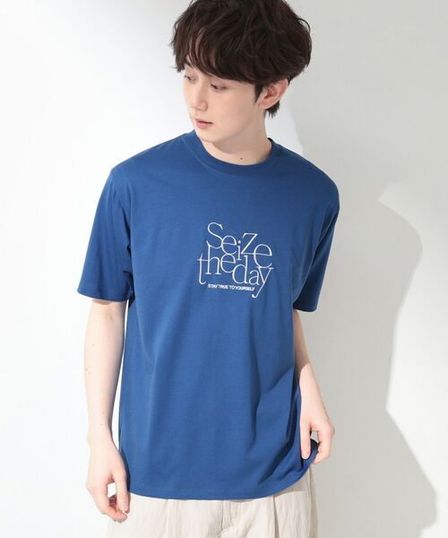 THE SHOP TK / ザ ショップ ティーケー Tシャツ | COOLロゴ半袖Tシャツ 接触冷感/洗濯機OK | 詳細5