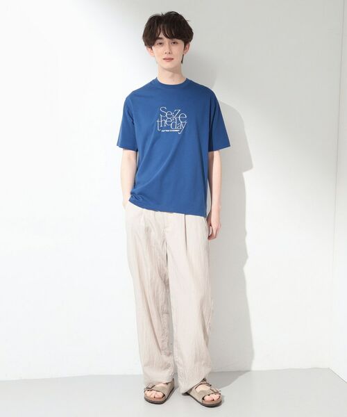 THE SHOP TK / ザ ショップ ティーケー Tシャツ | COOLロゴ半袖Tシャツ 接触冷感/洗濯機OK | 詳細7