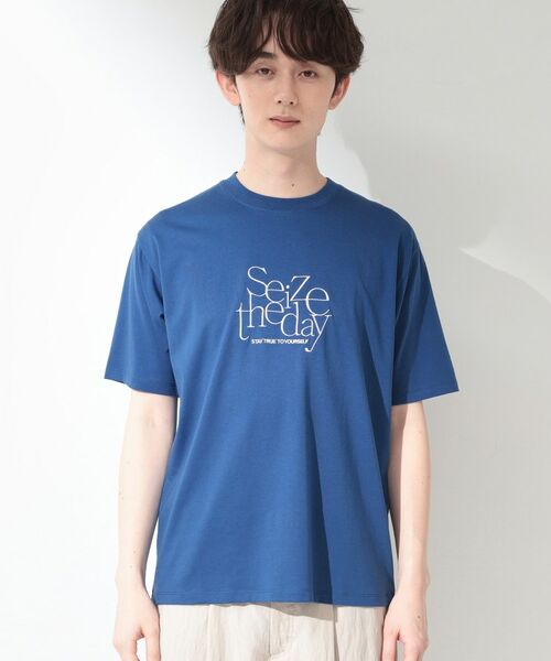THE SHOP TK / ザ ショップ ティーケー Tシャツ | COOLロゴ半袖Tシャツ 接触冷感/洗濯機OK | 詳細9