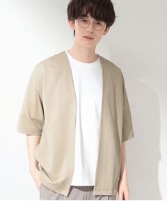 THE SHOP TK / ザ ショップ ティーケー カーディガン・ボレロ | メッシュシャーリーカーディガン＋半袖Tシャツ セットアイテム 洗濯機OK