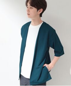 THE SHOP TK / ザ ショップ ティーケー カーディガン・ボレロ | メッシュシャーリーカーディガン＋半袖Tシャツ セットアイテム 洗濯機OK