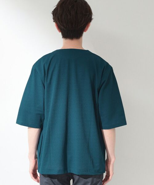 THE SHOP TK / ザ ショップ ティーケー カーディガン・ボレロ | メッシュシャーリーカーディガン+半袖Tシャツ セットアイテム 洗濯機OK | 詳細16