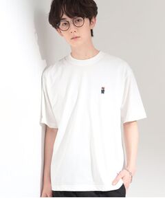 THE SHOP TK / ザ ショップ ティーケー Tシャツ | クマ刺繍 半袖Tシャツ 洗濯機OK