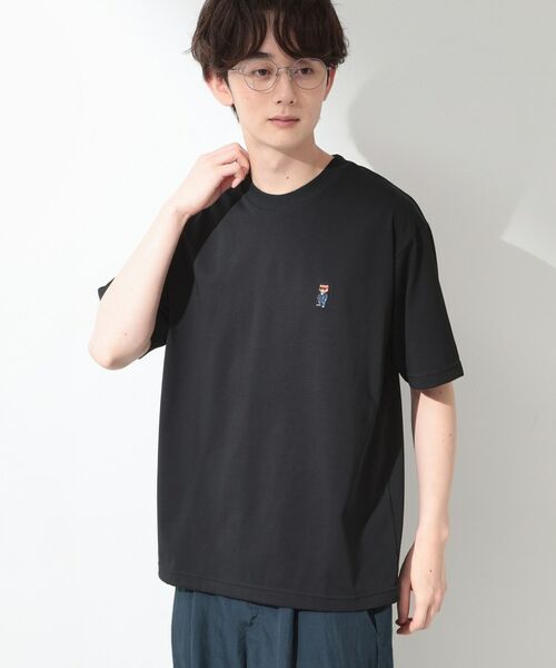 THE SHOP TK / ザ ショップ ティーケー Tシャツ | クマ刺繍 半袖Tシャツ 洗濯機OK | 詳細5