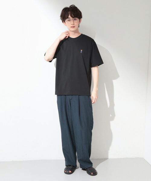 THE SHOP TK / ザ ショップ ティーケー Tシャツ | クマ刺繍 半袖Tシャツ 洗濯機OK | 詳細7