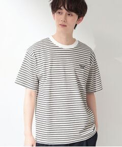 THE SHOP TK / ザ ショップ ティーケー Tシャツ | COOLボーダー 半袖Tシャツ 接触冷感／洗濯機OK
