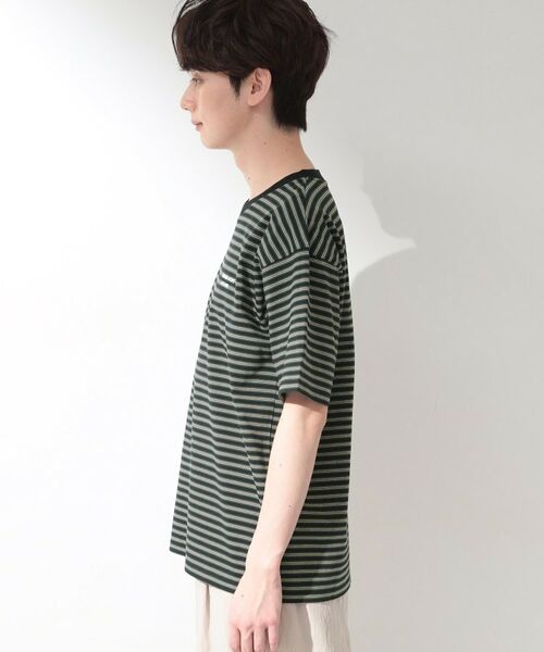 THE SHOP TK / ザ ショップ ティーケー Tシャツ | COOLボーダー 半袖Tシャツ 接触冷感/洗濯機OK | 詳細10