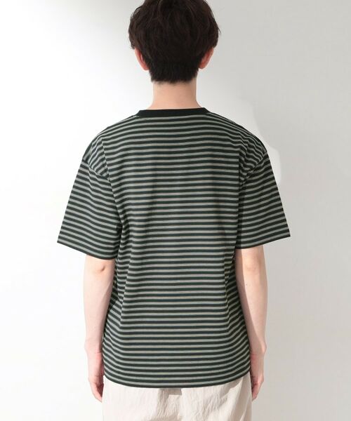 THE SHOP TK / ザ ショップ ティーケー Tシャツ | COOLボーダー 半袖Tシャツ 接触冷感/洗濯機OK | 詳細11