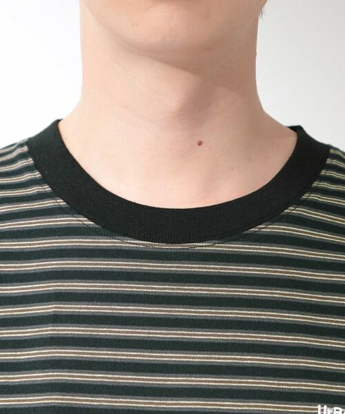 THE SHOP TK / ザ ショップ ティーケー Tシャツ | COOLボーダー 半袖Tシャツ 接触冷感/洗濯機OK | 詳細12