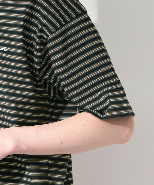 THE SHOP TK / ザ ショップ ティーケー Tシャツ | COOLボーダー 半袖Tシャツ 接触冷感/洗濯機OK | 詳細13