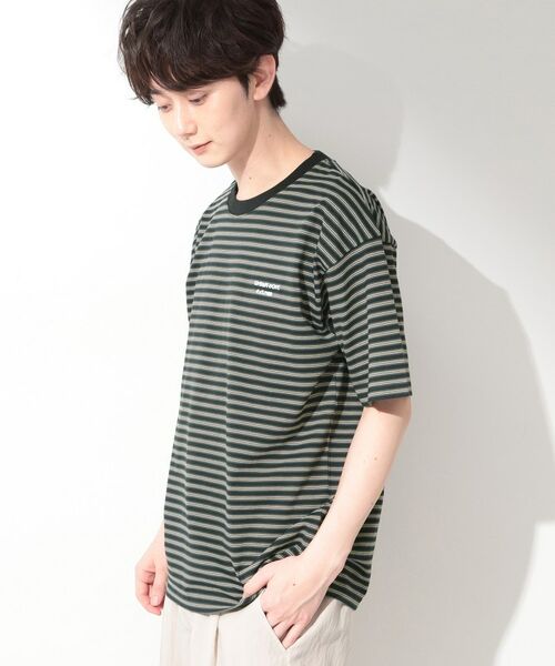 THE SHOP TK / ザ ショップ ティーケー Tシャツ | COOLボーダー 半袖Tシャツ 接触冷感/洗濯機OK | 詳細6