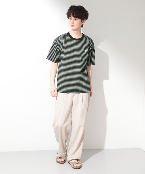 THE SHOP TK / ザ ショップ ティーケー Tシャツ | COOLボーダー 半袖Tシャツ 接触冷感/洗濯機OK | 詳細7