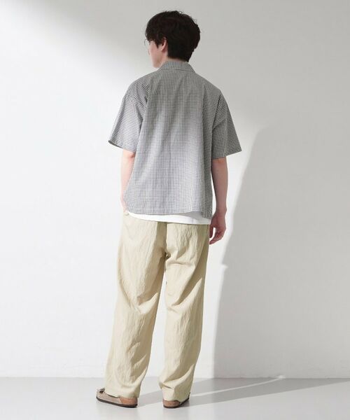 THE SHOP TK / ザ ショップ ティーケー パンツ | ナイロン混 ワイドイージーパンツ 接触冷感 | 詳細3
