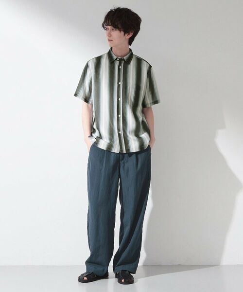 THE SHOP TK / ザ ショップ ティーケー パンツ | ナイロン混 ワイドイージーパンツ 接触冷感 | 詳細7