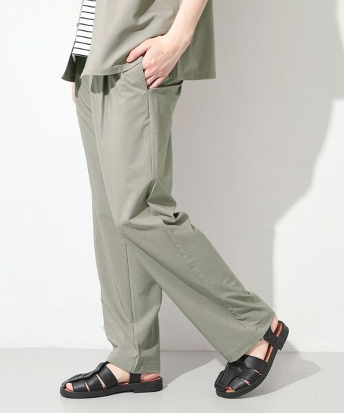 THE SHOP TK / ザ ショップ ティーケー パンツ | クールウェザー セミワイド イージーパンツ 接触冷感/吸水速乾/洗濯機OK/ベルト要らず | 詳細2