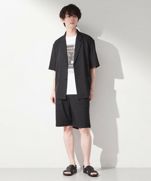 THE SHOP TK / ザ ショップ ティーケー ショート・ハーフ・半端丈パンツ | リラックスワイドショーツ セットアップ可 | 詳細2