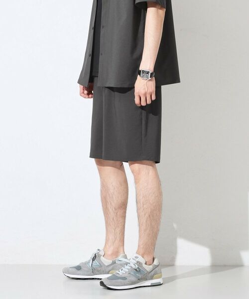 THE SHOP TK / ザ ショップ ティーケー ショート・ハーフ・半端丈パンツ | クールウェザー リラクシーイージーショートパンツ 接触冷感／吸水速乾／洗濯機OK／ベルト要らず／セットアップ可 | 詳細16